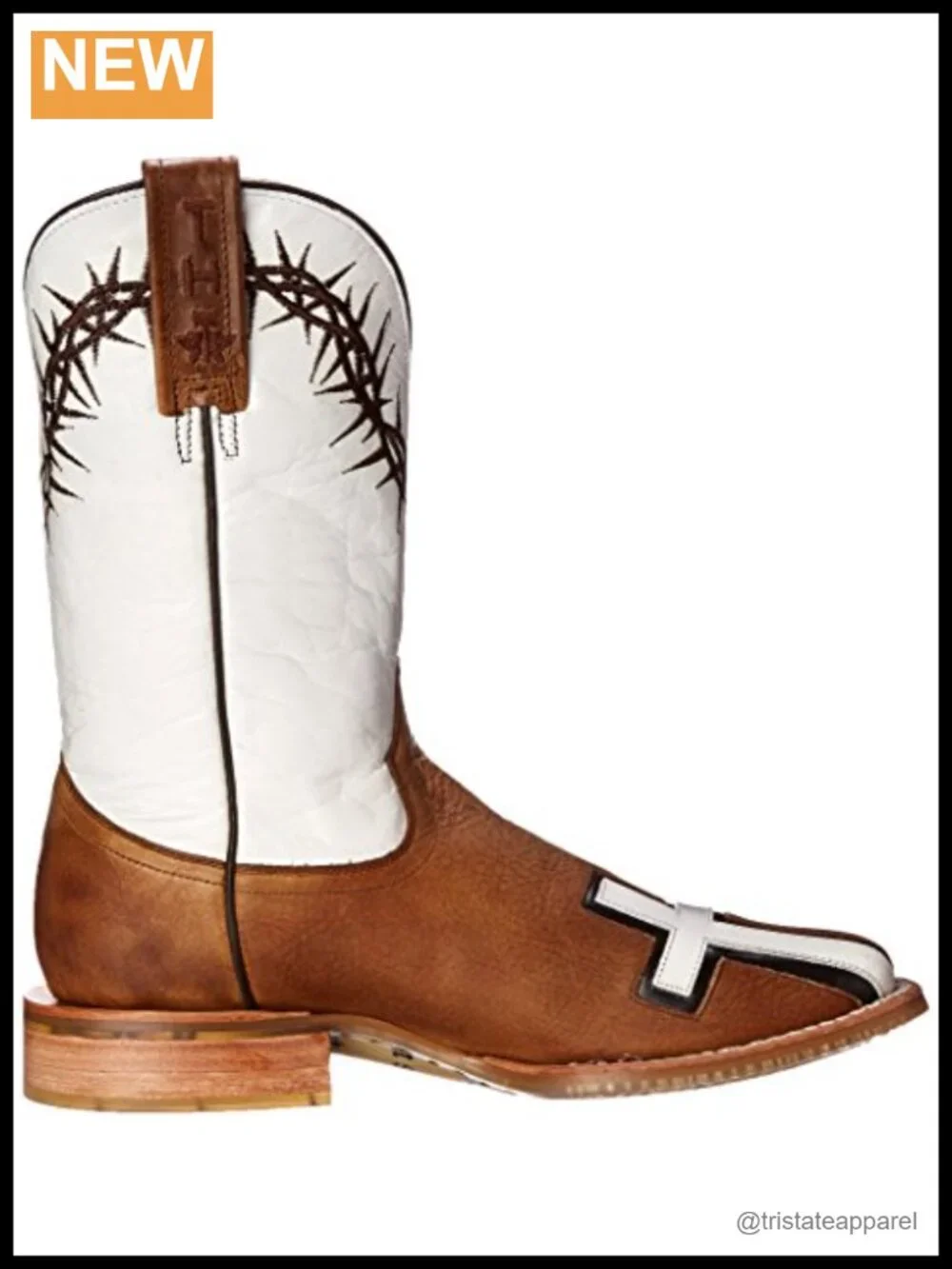 Women's Mid-Calf Western Boots Leather Square Toe Roper Heel 11